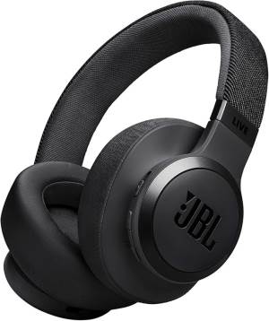 JBL LIVE770nc Cuffie Bluetooth con True Adaptive Noise Cancelling Black